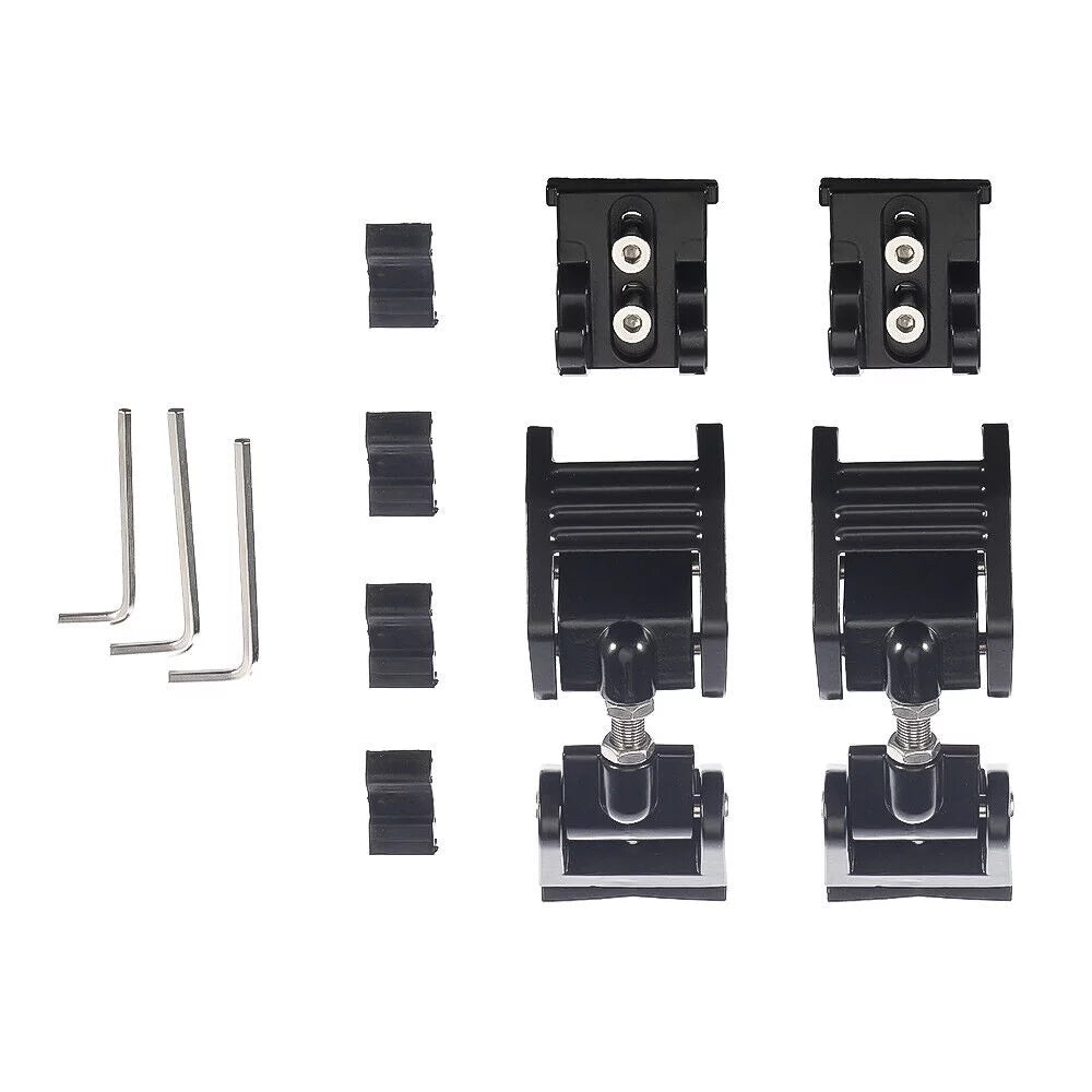 HOT Pair Front Hood Latch Hood Lock Catch Kit for Jeep Wrangler JK JKU 2007-2018