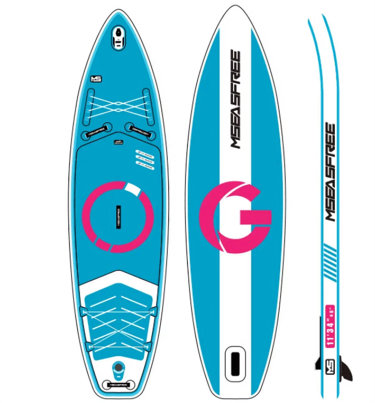LYPER Inflatable Sizetand Up Paddle Board 11'x34"x6" With Accessories