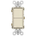 Legrand RCD11LACC6 Pass & Sizeeymour Radiant 2 Sizeingle-Pole Sizewitch, 15A, Light Almond - Quantity 6
