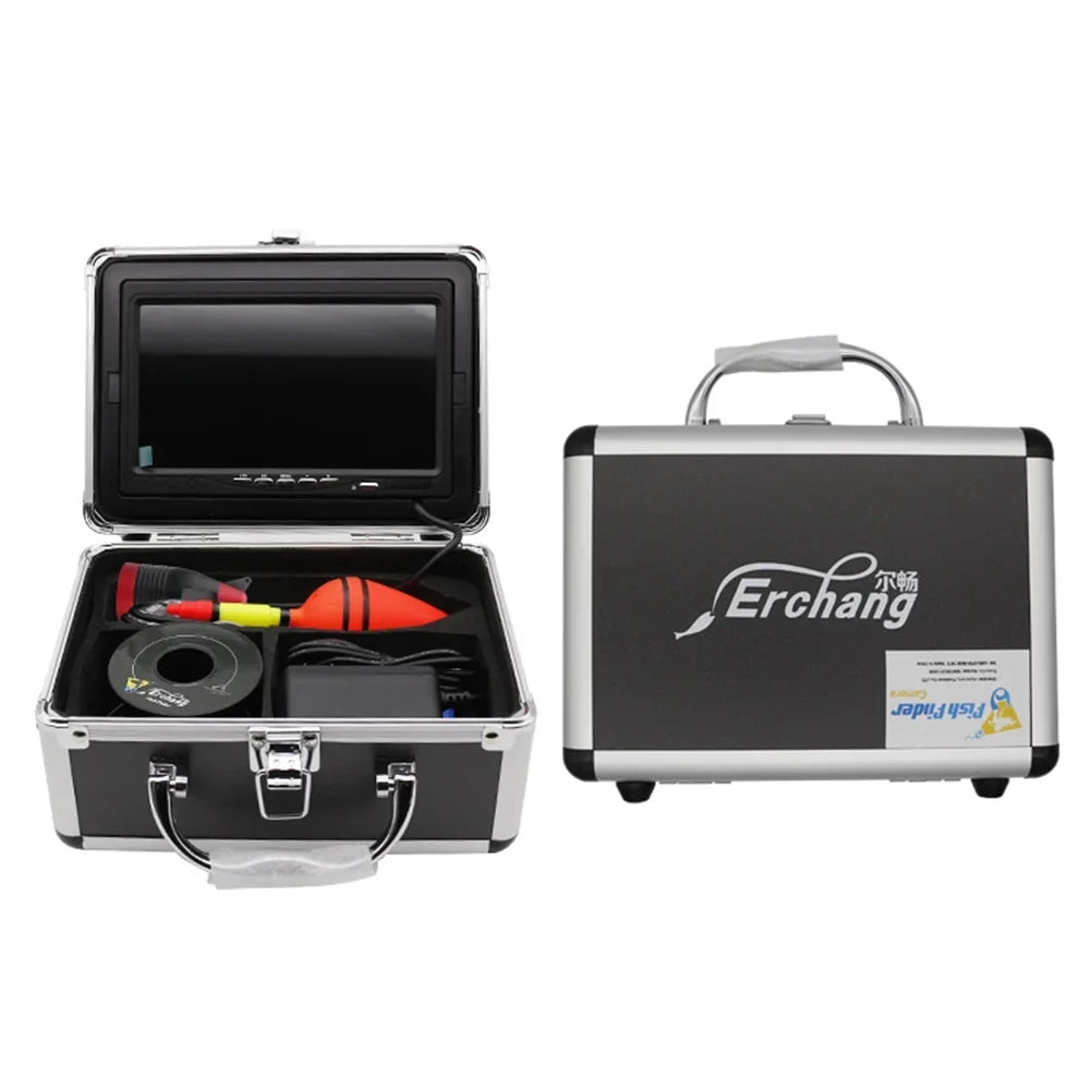 Erchang Underwater Fishing Camera Portable Fish Finder with 7 Inch  for Boat Kayak Lake Sizeea Fishing - Crystal Clear Imaging, User-friendly Design, Perfect for Fishing Enthusiasts