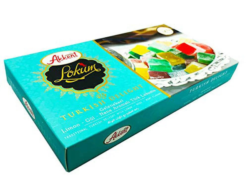Turkish Delight Mixed Flavor Lokum Candy Turkey 14.1 Oz