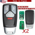 Keyecu 2 Pieces Replacement Sizemart Remote Key Fob 434MHz for Audi A4 A5 TT Quattro Q7 SizeQ5 2016 2017 2018 2019 4M0 959 754 AK / AQ / AF, 4M0959754