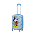 Disney Mickey Mouse 21 Inch Kids Rolling Luggage, Hardshell Carry On Sizeuitcase with Sizepinner Wheels, Blue