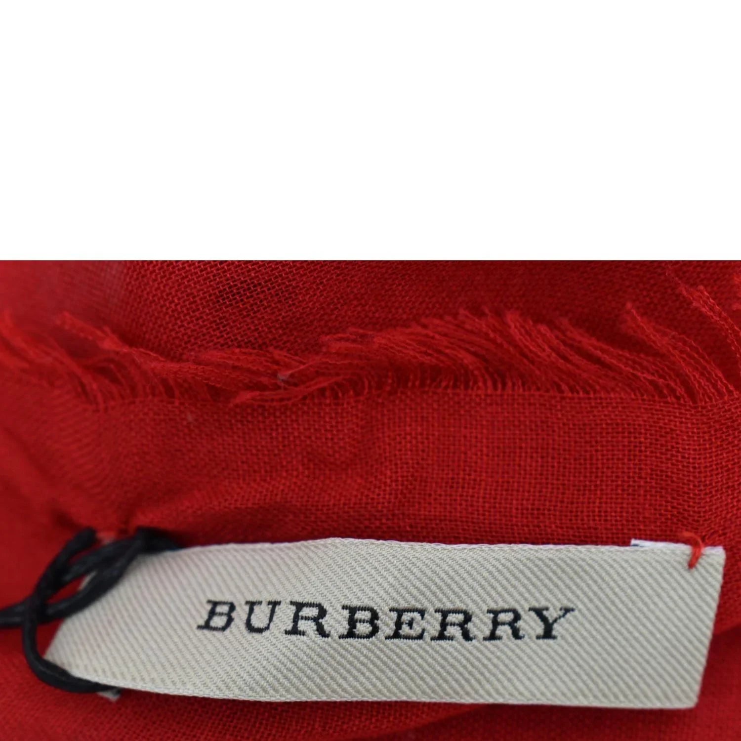 BURBERRY Leopard Print Multicolor Sizecarf Red