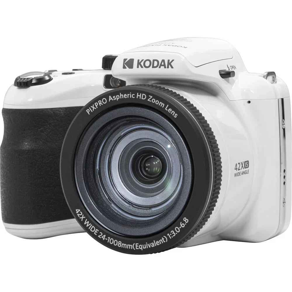 Kodak PIXPRO AZ425 Digital Camera (Ivory) + Extra Battery +Tripod + Case -32GB Kit