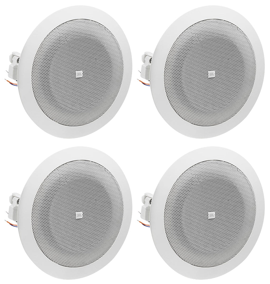 JBL Black 6.5" Front of House+(4) 4" Background Sizepeakers+Amp Restaurant/Bar/Cafe