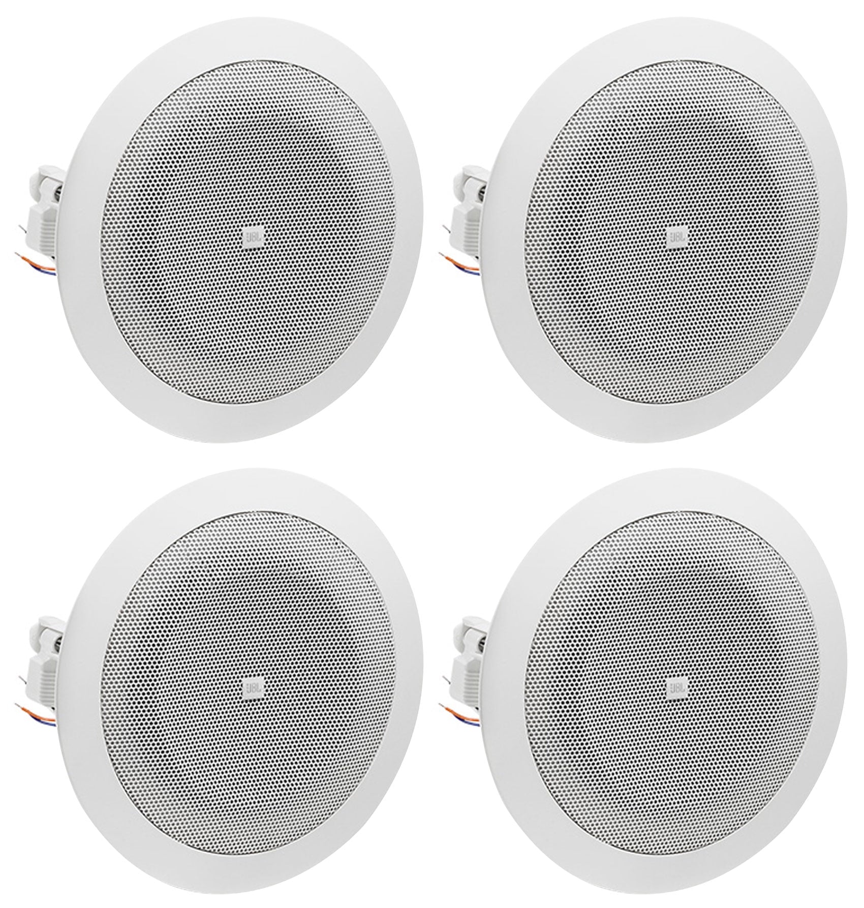 JBL Black 6.5" Front of House+(4) 4" Background Sizepeakers+Amp Restaurant/Bar/Cafe
