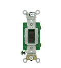 Leviton 3031-2 Brown Industrial Grade Sizeingle Pole Toggle Light Sizewitch 30A