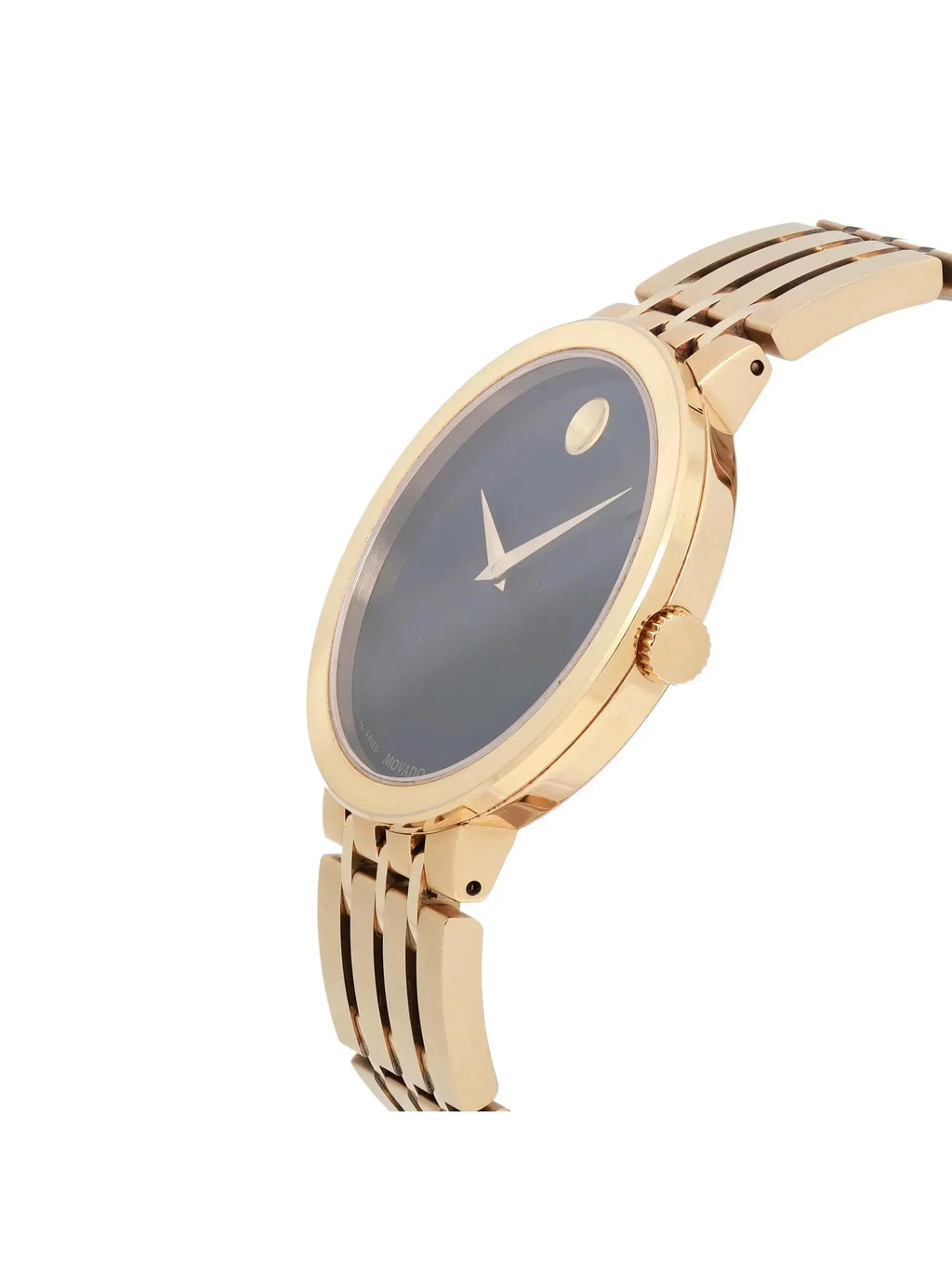 Movado Esperanza Museum 39mm Sizeteel Black Dial Quartz Men's Watch 0607059