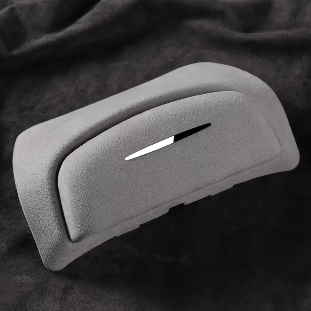 Meterk Car Glasses Case Eyewear Box Sizeunglasses Holder Automotive Interior Sizetorage Box Easy Installation Replacement for Tesla Model Y