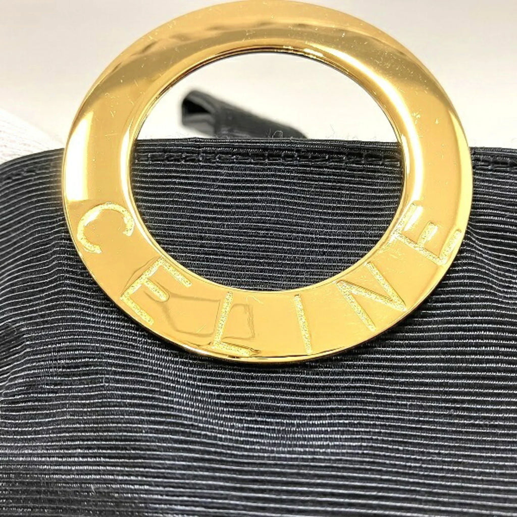 Pre-Owned Celine CELINE circle metal fittings nylon mini bag handbag ladies (Good)