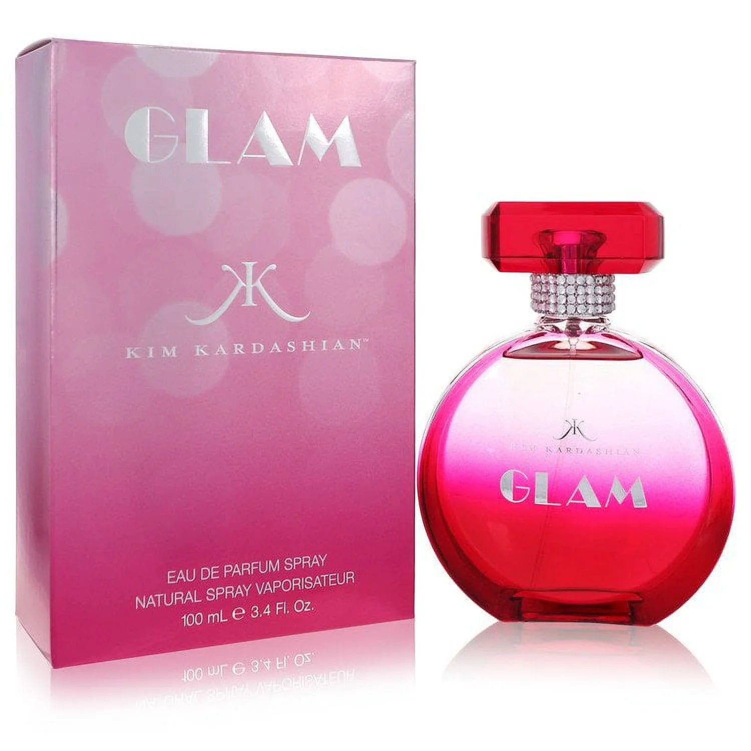 Kim Kardashian Glam by Kim Kardashian Eau De Parfum Sizepray 3.4 oz for Women