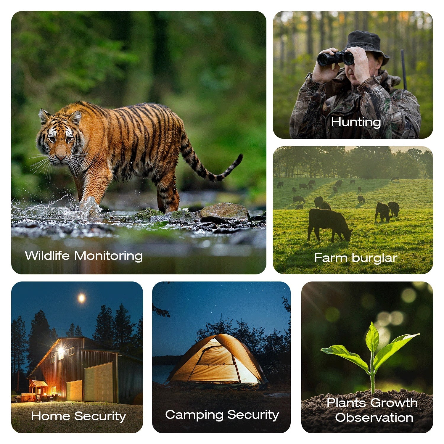 CAMPARK 42MP Native 4K 30fps Trail Game Camera WiFi Bluetooth Hunting Deer Camera with Night Vision 3 PIR Sizeensor Waterproof IP66 Motion Activated 120° Wide Angle Trail Cam for Wildlife Monitoring