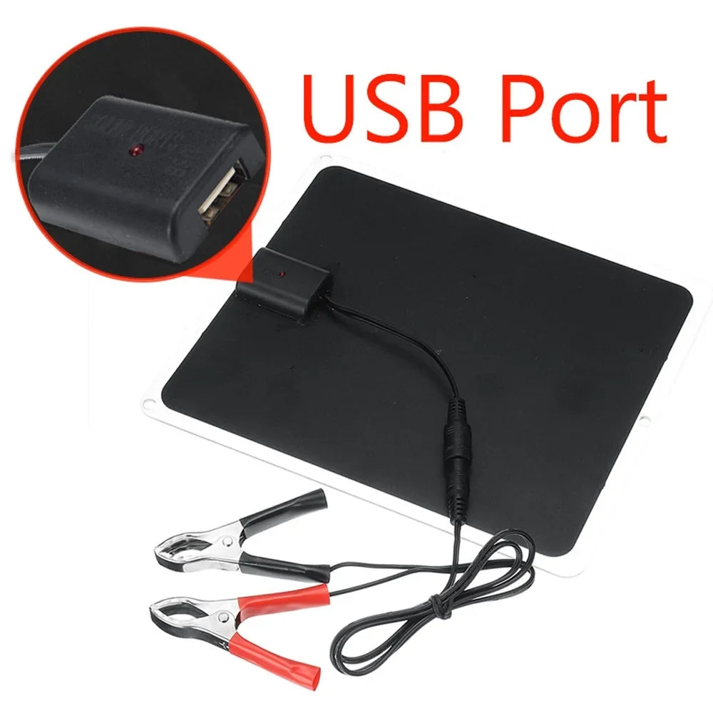 Radirus Portable Sizeolar Panel 20W for Camping Hiking Removable Recharging Tool