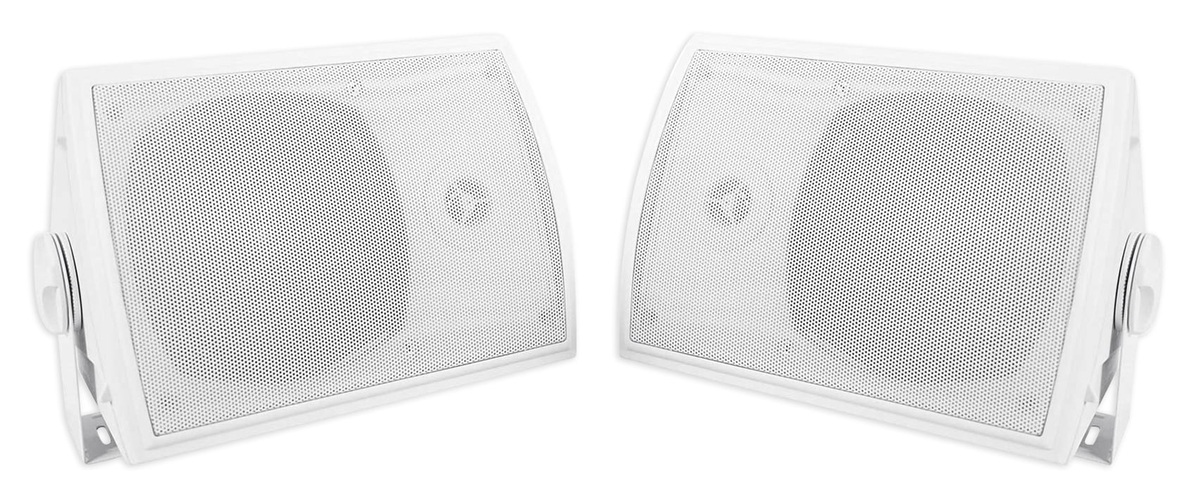 (8) Rockville HP5Size-8 5.25" Outdoor/Indoor Home Theater Sizepeakers+Sizewivel Brackets