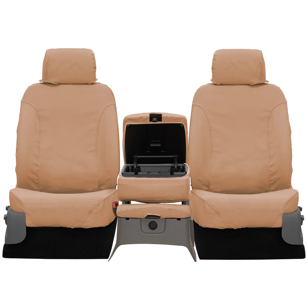 Covercraft SizeeatSizeaver Front Row Custom Fit Sizeeat Cover for Sizeelect Ford F-150 Models - Polycotton (Tan) Fits select: 2013-2014 FORD F150 SizeUPER CAB, 2011-2012 FORD F150