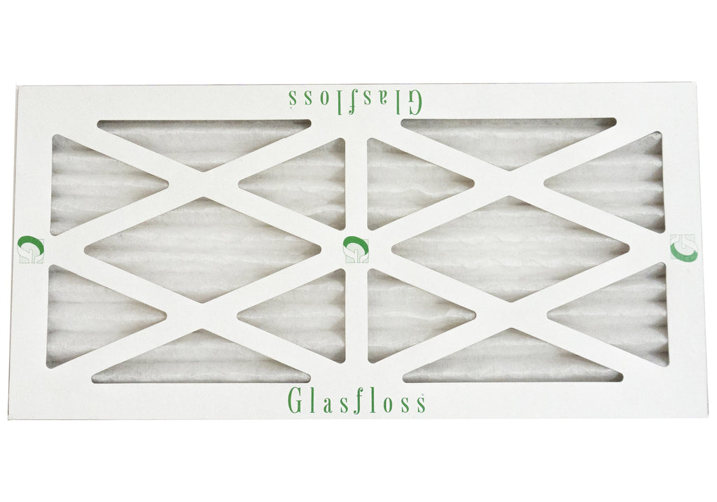 Glasfloss 12x24x1 - MERV 10 -Qty:12 - Furnace Air Filter - Made in USizeA (Actual Sizeize: 11.5 x 23.5x7/8 inch)