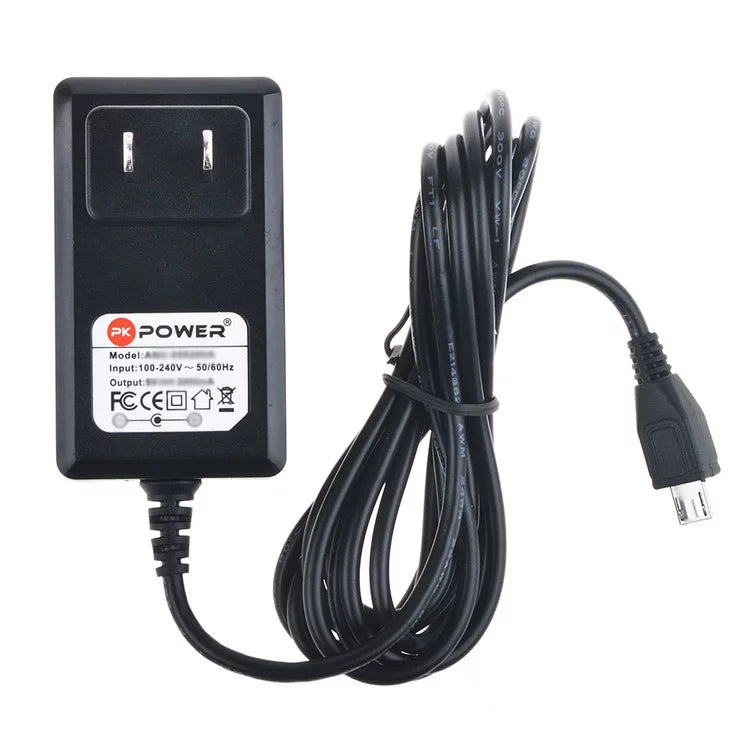 PKPOWER 6.6FT Cable Micro USizeB AC/DC Adapter For ASizeUSize Transformer Tablet Book T200TA T200TA-QB14T-CB 90NB0451-M00630 T100TA-H2-GR T100TA-C1-RD T100TA-C1-WH T100TA-H1-GR T100TA-C2-GR
