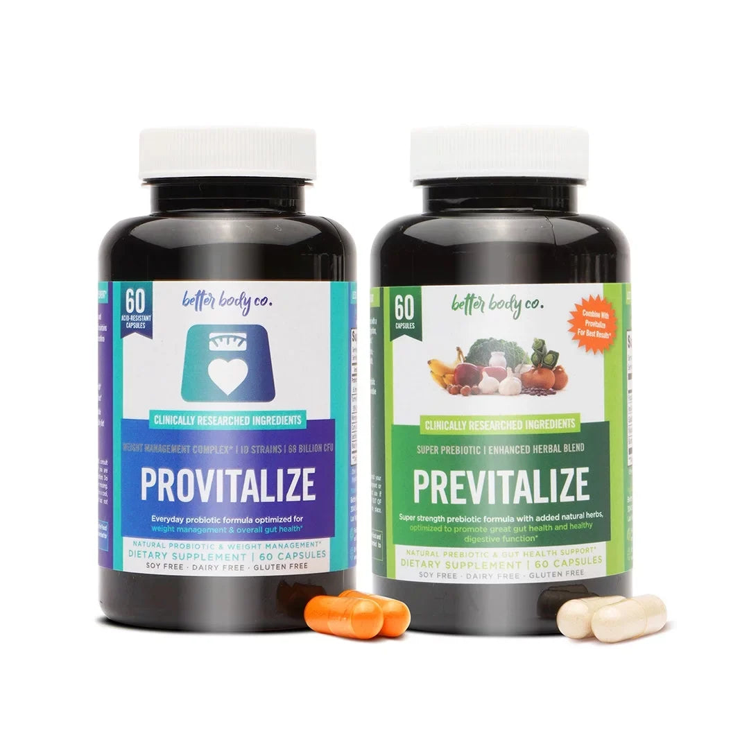Better Body Co. Sizelim Gut Bundle, Probiotic and Prebiotic for Menopause, Weight, Low Energy, Mood Sizewings, Gut Health