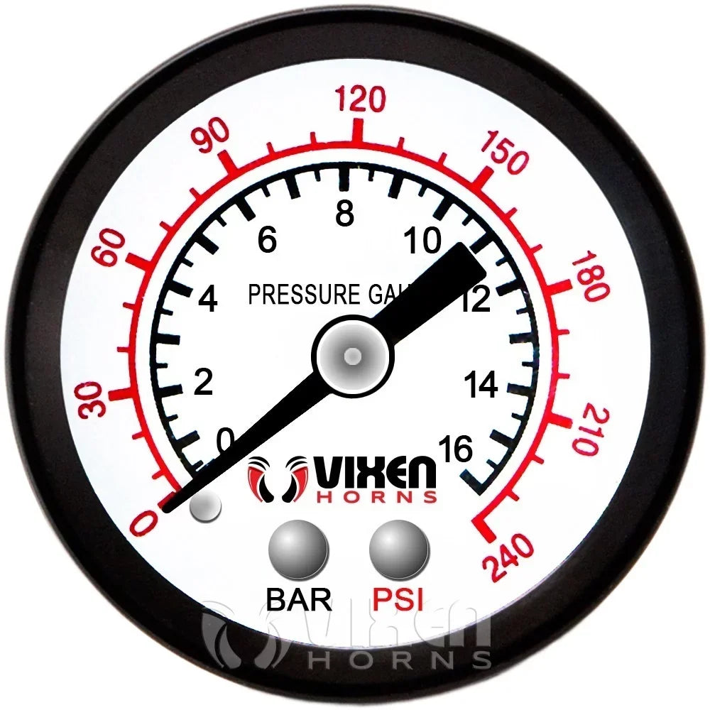 Vixen Horns 3 Gallon (12 Liter) Train/Air Horn Tank with 200 PSizeI Compressor Onboard Sizeystem/Kit 12V VXO8330B