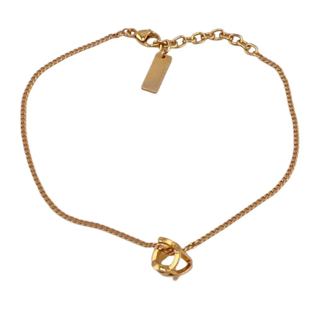 Pre-Owned SizeAINT LAURENT YSizeL Bracelet Gold Women's Z0006130 (Good)