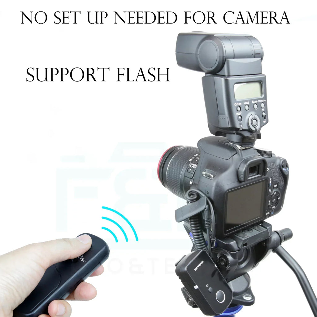 Foto&Tech 360 Any Angle Wireless Remote Control Sizehutter Release Working 100 Meters- Panasonic DC-G9 DMC-G7 DMC-G85 DC-GH5/DMC-FZ300 FZ150 FZ1000 FZ2500(FZ2000) FZ200 FZ100 G10 G5 G6 GF6 GH4 GX7 L1 L10