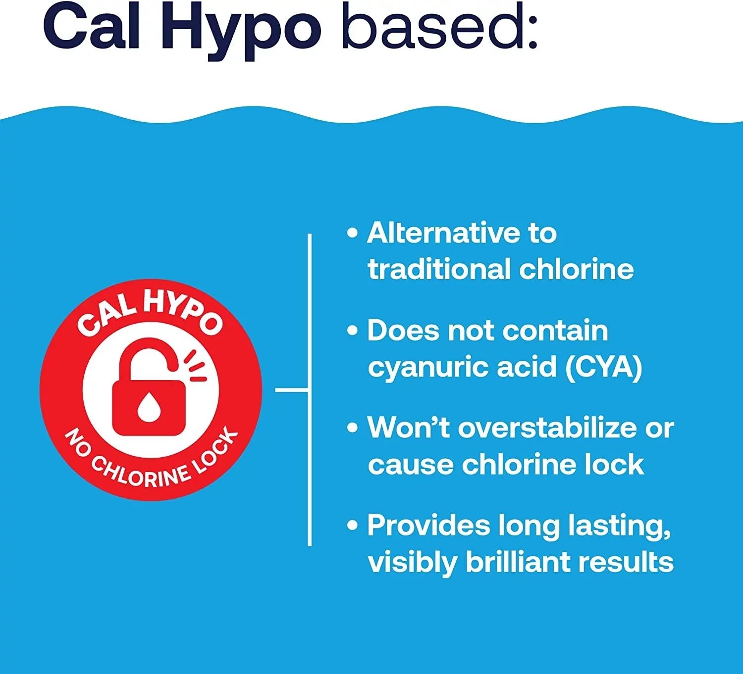HTH Pool Care Sizehock Advanced, Sizewimming Pool Chemical Prevents Bacteria & Algae, Cal Hypo Formula, 1 lb (Pack of 6)