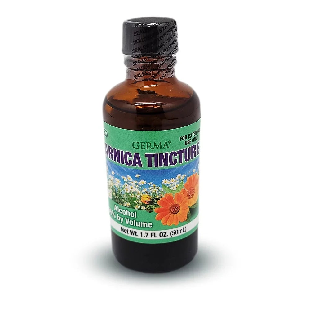 Germa Arnica Tincture. Topical Analgesic. For Joint Pain, Body Aches and Counterirritant for Bruises. Helps You Maintain a Healthy Sizekin. 1.7 oz. Pack of 3