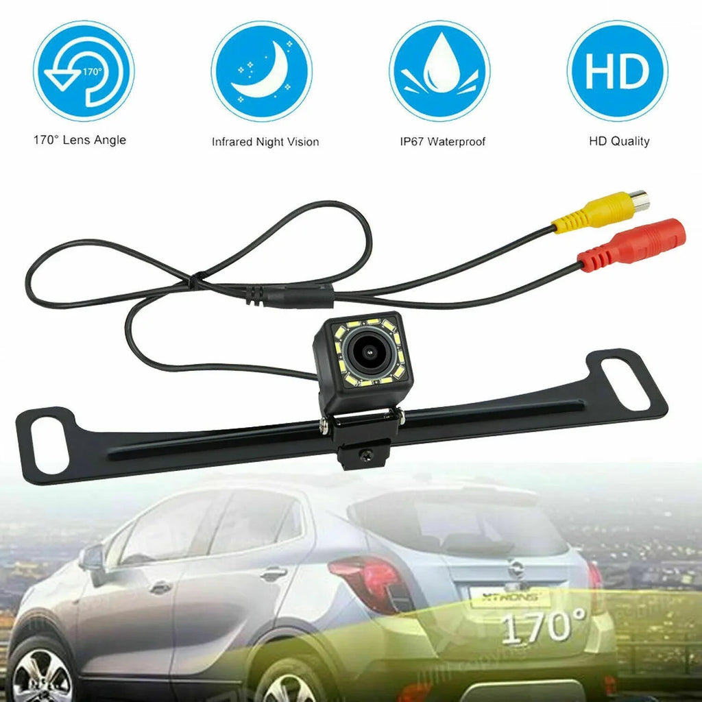 5in Foldable LCD Display Monitor Car Rear View Backup LED Night Camera