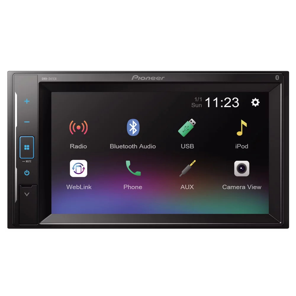 New Pioneer DMH-241EX Media Receiver w/ License Plate Camera (Does Not Play CDs)