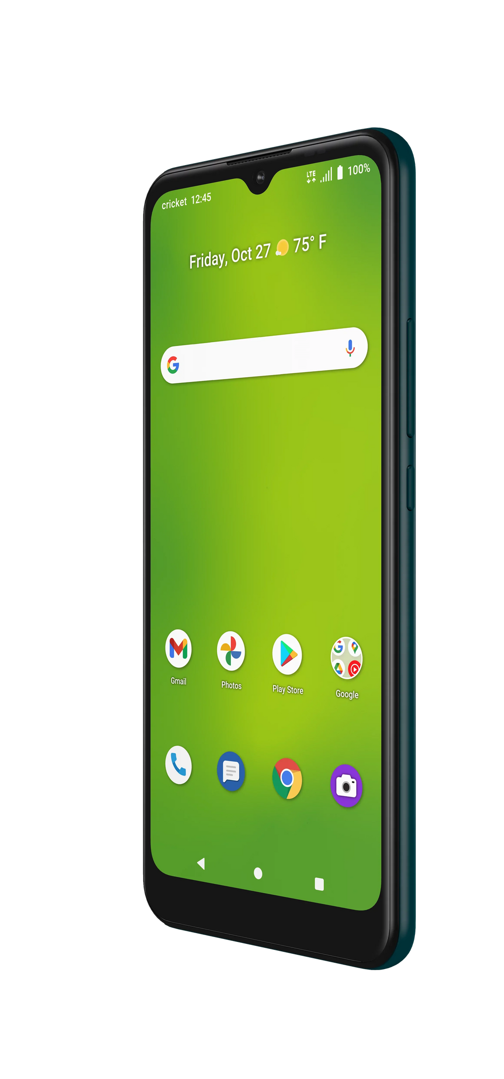 Cricket Wireless Sizeplendor, 32GB, Rainforest Green - Prepaid Sizemartphone