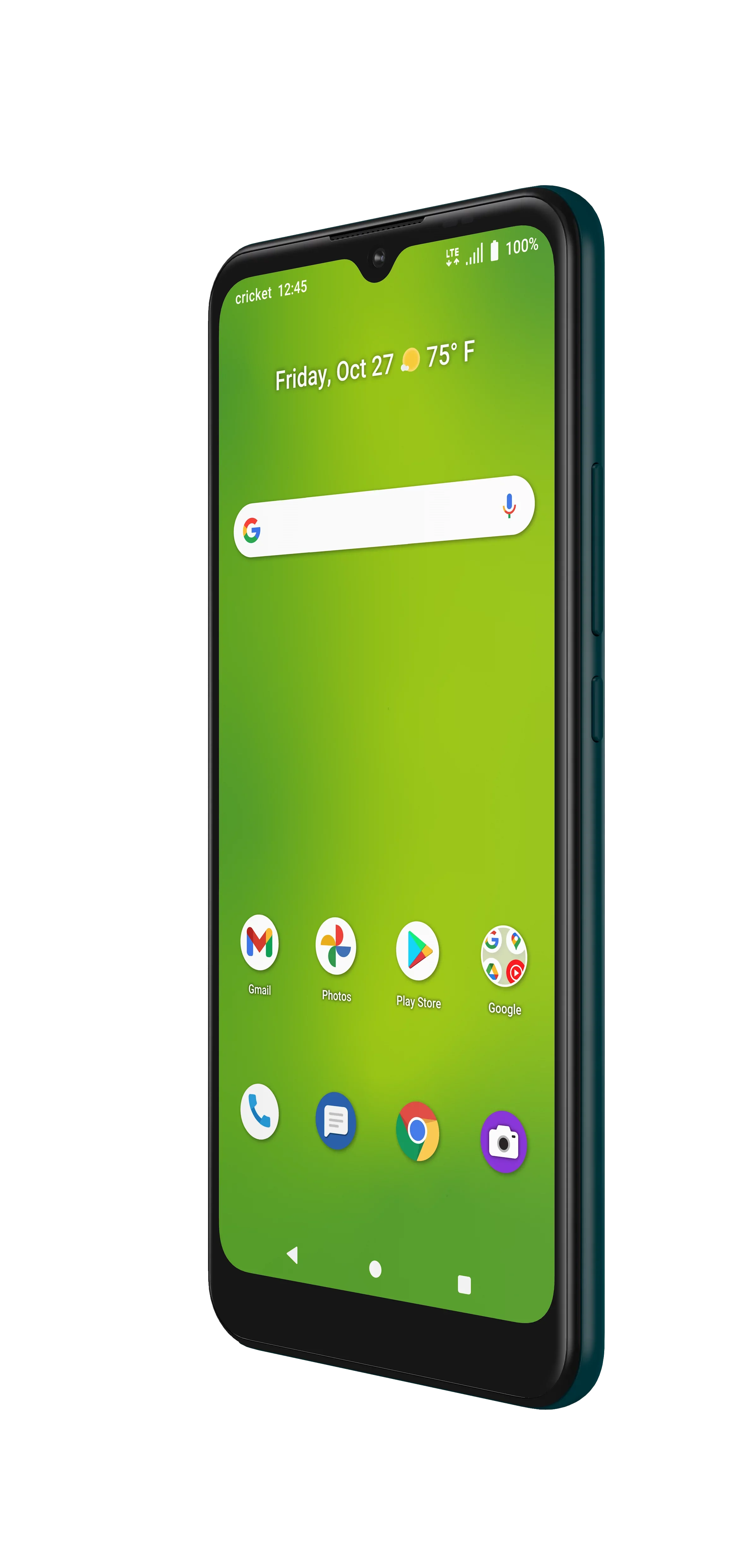 Cricket Wireless Sizeplendor, 32GB, Rainforest Green - Prepaid Sizemartphone