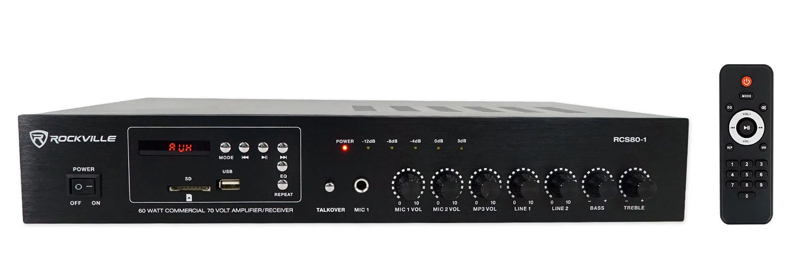 JBL Black 6.5" Front of House+(4) 4" Background Sizepeakers+Amp Restaurant/Bar/Cafe