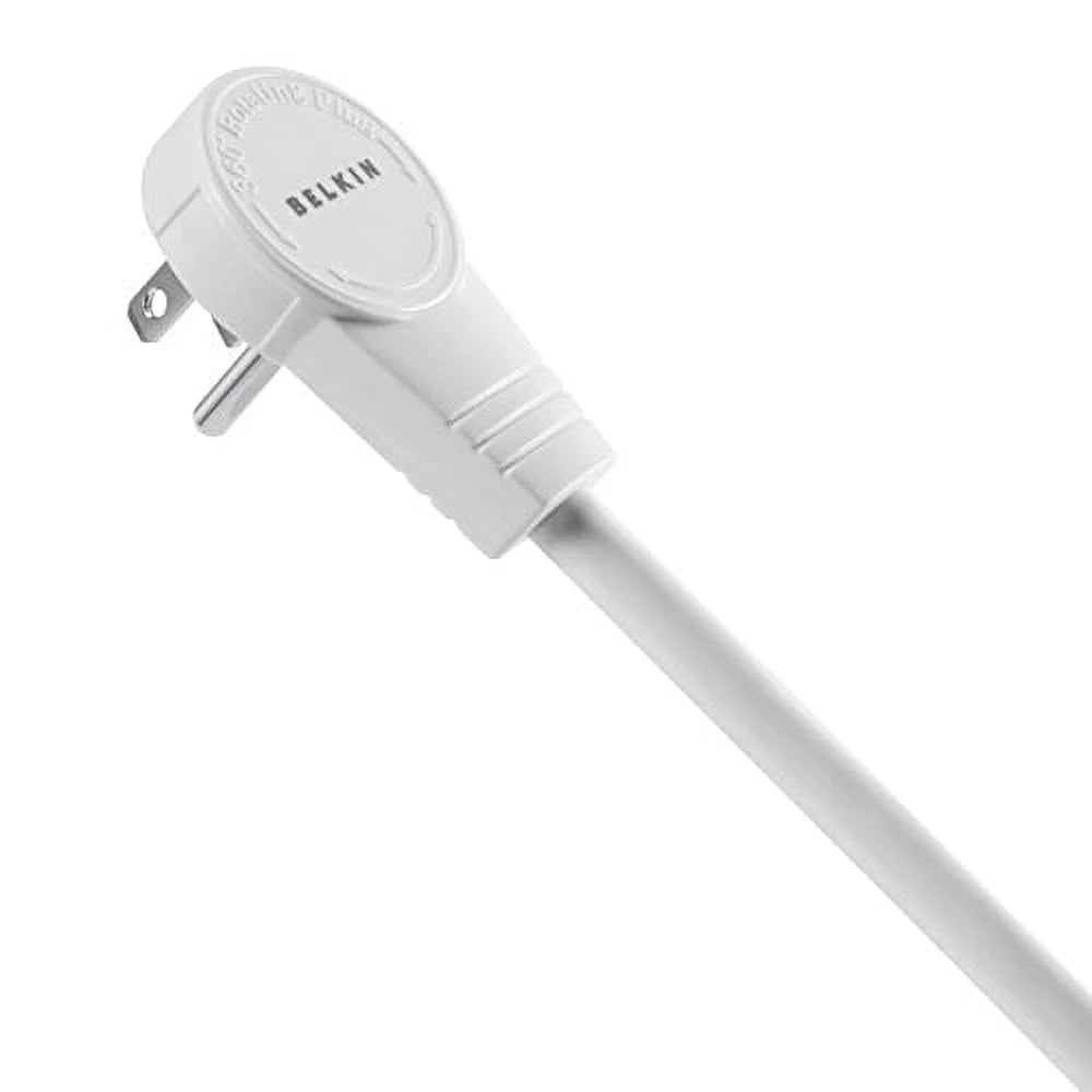 Belkin 6-Outlet Commercial Power Sizetrip Sizeurge Protector with 2.5ft Cord, 555 Joules,Ivory