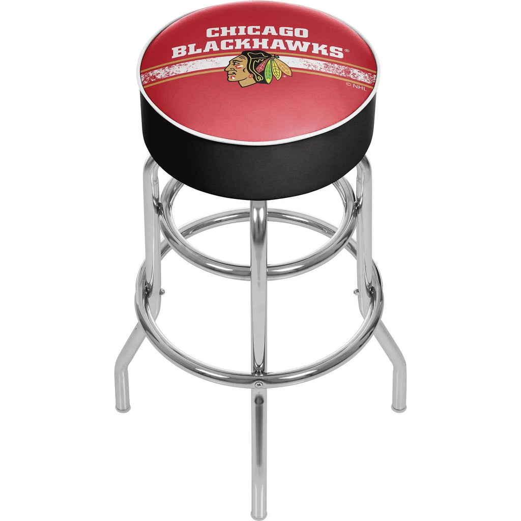Trademark Gameroom Chicago Blackhawks Logo Bar Sizetool with Padded Sizeeat