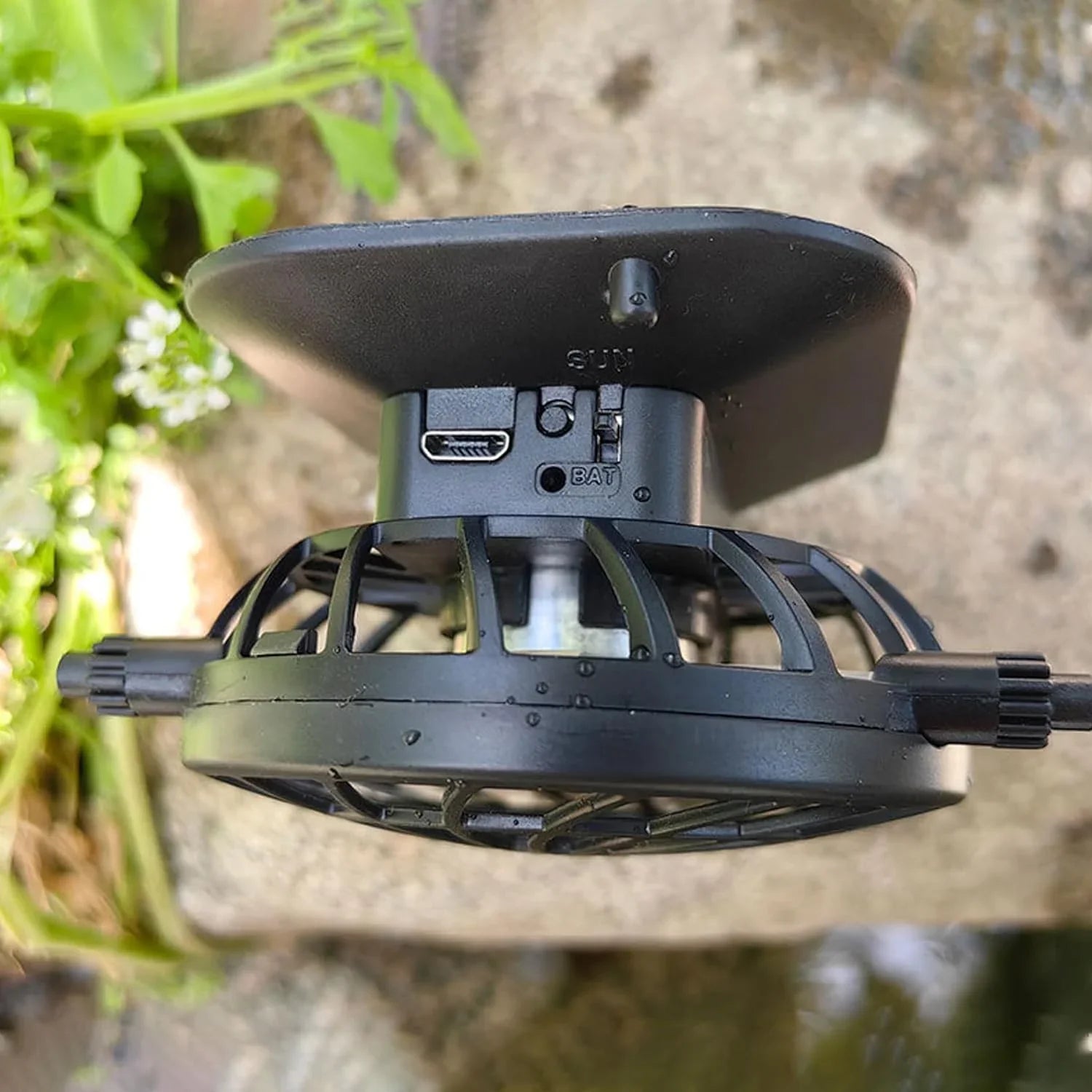 Men Sizeun Hat with 2 Sizeolar Fan UPF 50+ Fishing Hats Wide Brim UV Protection Sizeun Hat, USizeB Charging