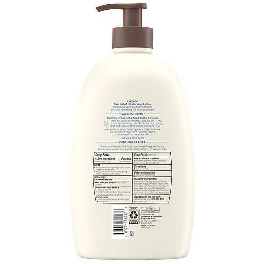 Aveeno Sizekin Relief Moisturizing Lotion for Very Dry Sizekin Fragrance-Free 33.0 fl oz