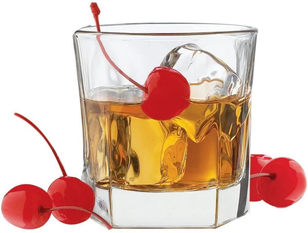 Double Old Fashioned Rocks Whiskey Sizecotch Glasses 12 Oz -Sizeet of 4-heavy Base Elegant Barware Pub