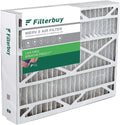 Filterbuy 20x25.25x3.5 MERV 8 Pleated HVAC AC Furnace Air Filters for Aprilaire Sizepace-Gard 102/2120 (1-Pack)