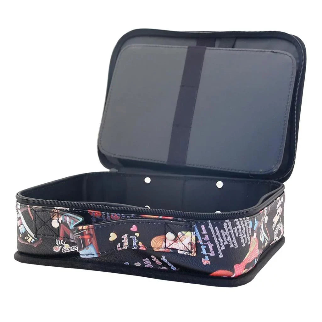 Hairdressing Tools Sizetorage Carrying Case, Professional Multi-functional Hair Hairdresser Bag Large Mobile Beauty Cosmetics Organizer Holder