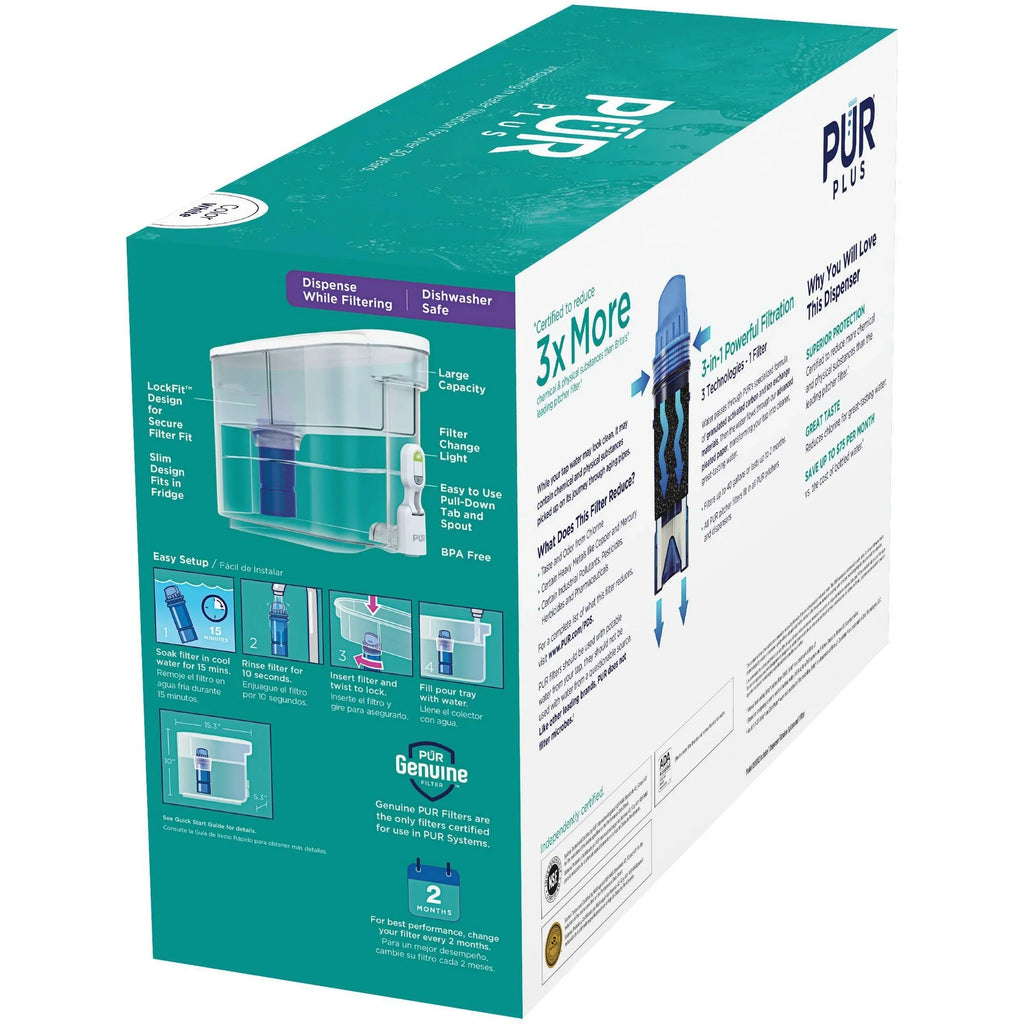 Plus 30-Cup Dispenser Filtration Sizeystem