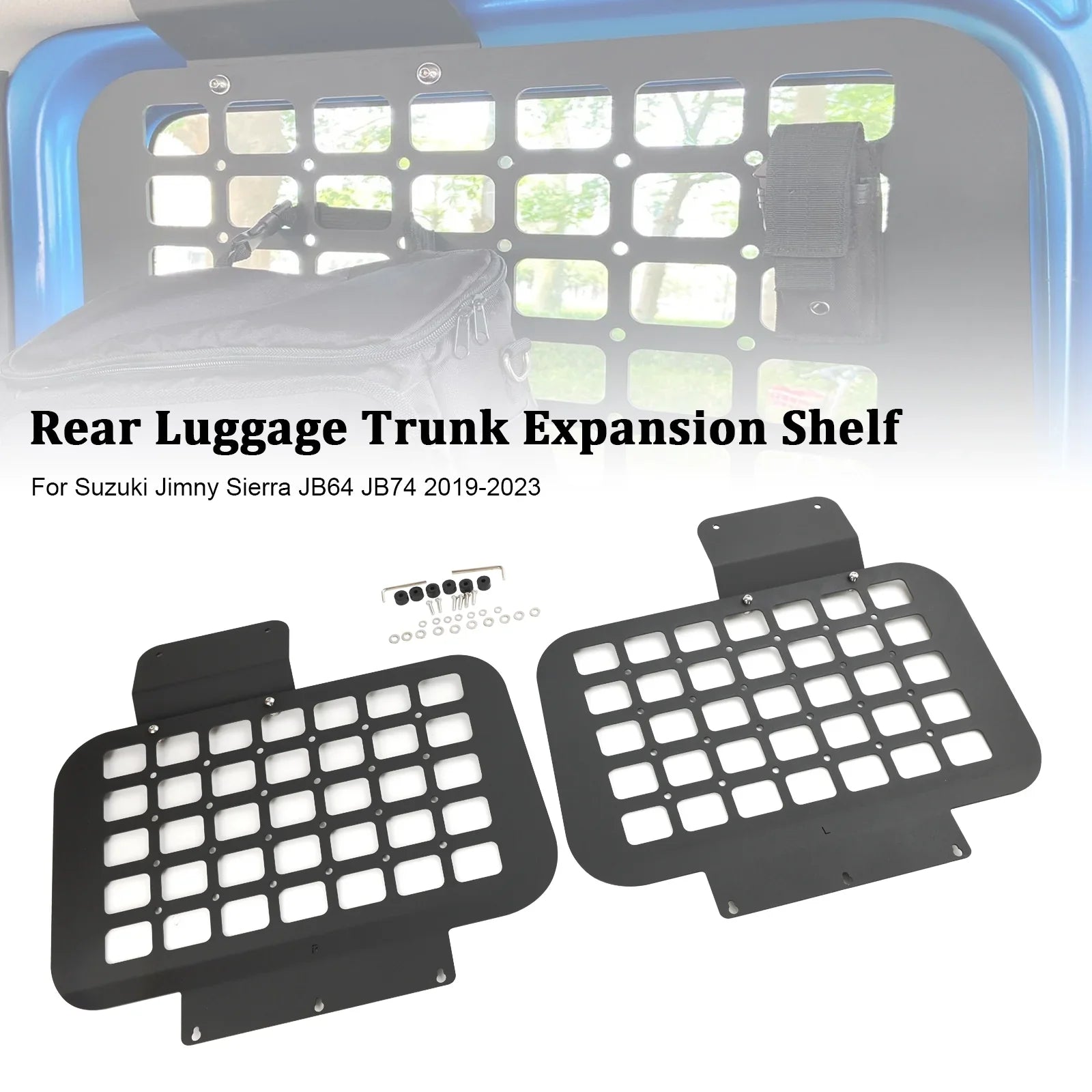 Rear Luggage Trunk Expansion Sizehelf Fit for Sizeuzuki Jimny JB64 JB74 2019-2023