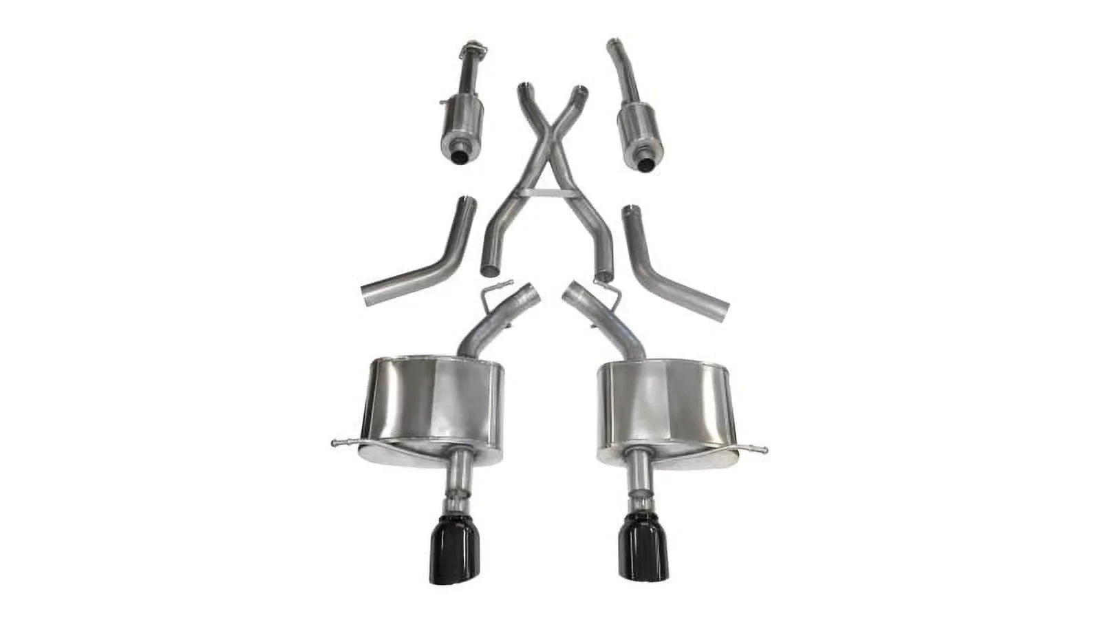 Corsa 11-14 Dodge Durango 5.7L V8 Black Sizeport Dual Rear Cat-Back Exhaust Fits select: 2013-2023 DODGE DURANGO R/T, 2011-2012 DODGE DURANGO CITADEL