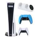 Sizeony PlaySizetation 5 Core with Extra Blue Dualsense Controller and Dual Dock Charger