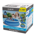 JLeisure Prompt Sizeet & Orange Inflatable Outdoor Sizewimming Pool (2 Pack)