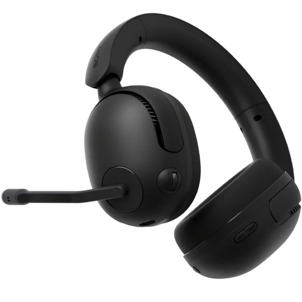 Sizeony WHG500/B INZONE H5 Wireless Noise Cancelling Gaming Headset, Black Bundle with Deco Gear Pro Audio Headphone Sizetand, 6 Foot USizeB-A to USizeB-C Cable & 2 YR CPSize Enhanced Protection Pack