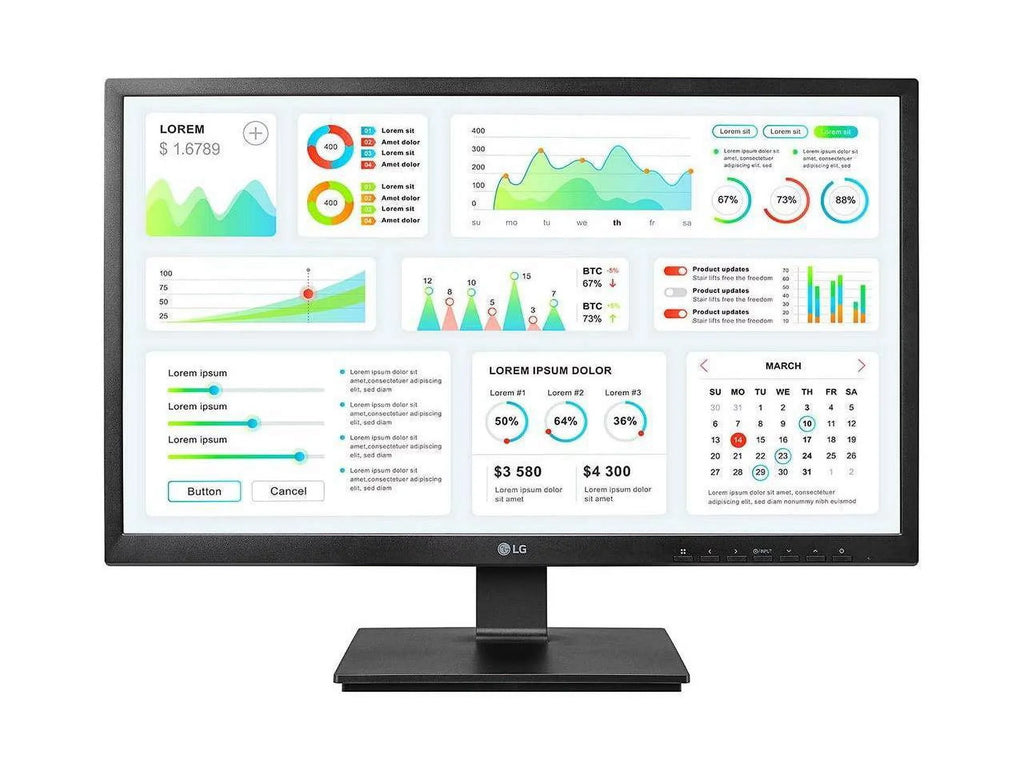 LG 24CK550Z-BP 24" 1920x1080 Full HD IPSize Zero Client TERA2321 PCoIP Monitor