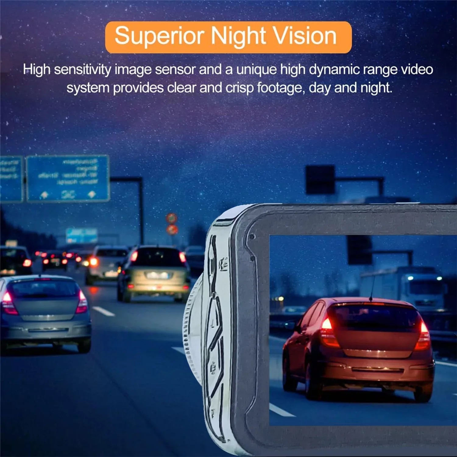 birvsw 1080P Full HD Car Cameras Tachograph for Car Front and Rear - Reliable Car Dashcam with 170° Wide Angle Band Loop Recording and G-sensor - Mini Car Monitor Perfect for Drivers Driver's License