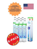 ZUMA Brand , Water and Ice Filter , Model # OPFW3-RF300 , Compatible with Whirlpool® EFF-6001A - 6 Pack - Made in U.Size.A.