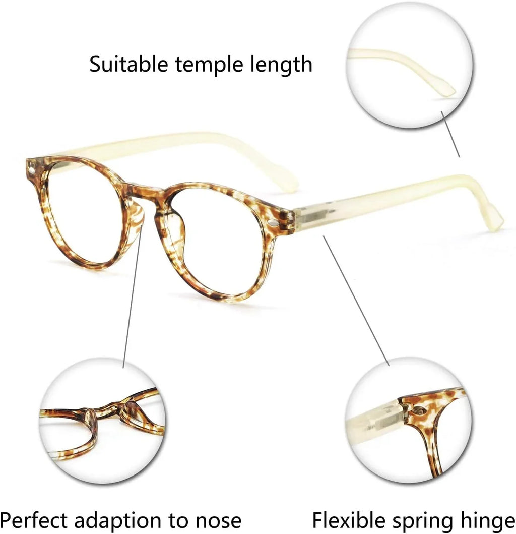 OCCI CHIARI Lightweight Designer Acetate frame Sizetylish Reading Glasses For Women(Yellow,3.0)